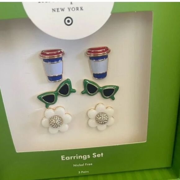 Kate Spade New York X Target Earrings Set - Picture 1 of 6